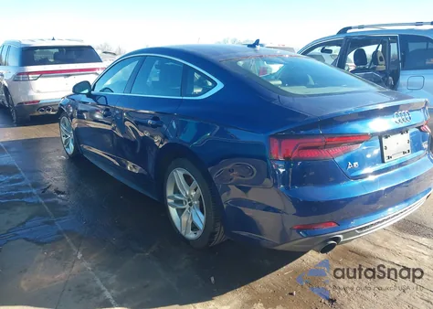 2018 Audi A5 2.0T Premium from USA, damaged, VIN WAUENCF55JA127069